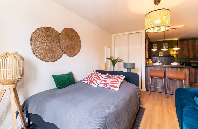 Cocon Coloré - Studio pour 2, 30min de Paris