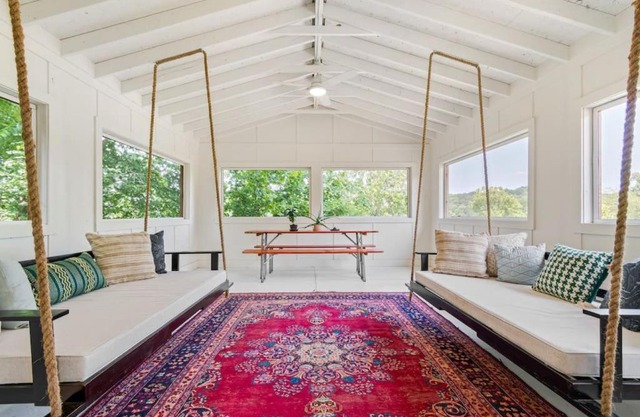Colorful and Cozy River Retreat with a View