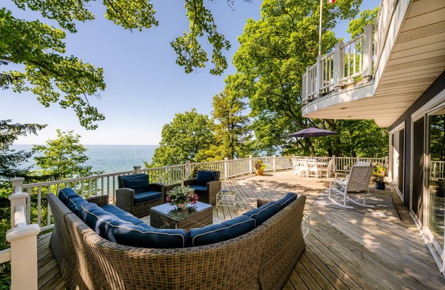 Colossal Lakefront Home in Sawyer!