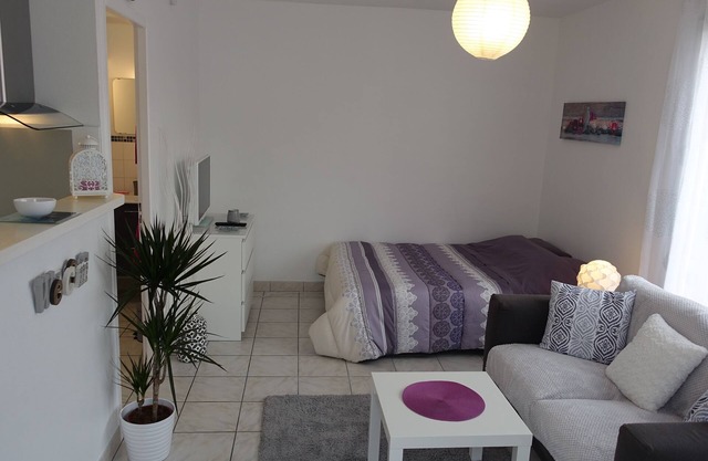 Cosy and quiet new studio with TERRACE between Bordeaux and the ocean