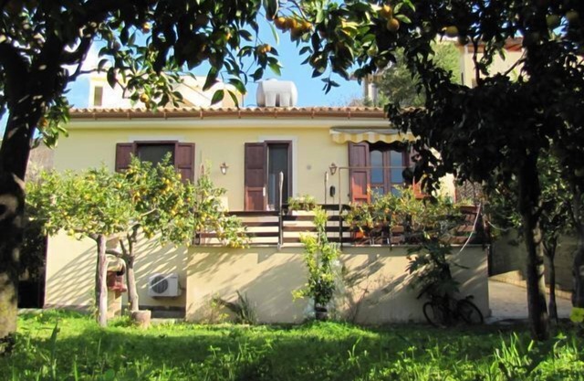 Cottage in the lemon grove on the sea