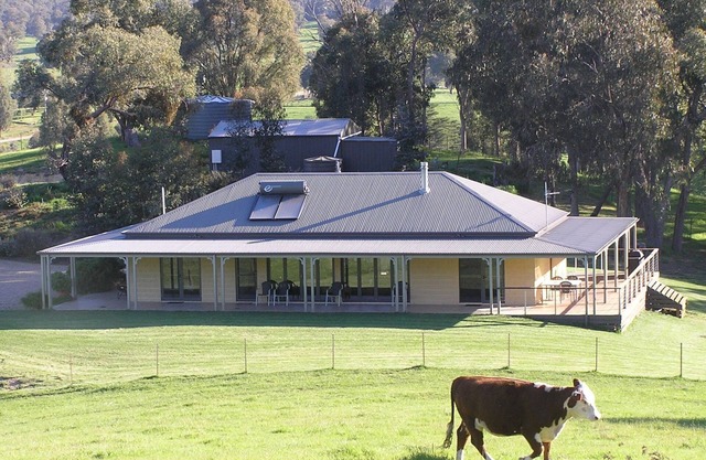 Cow Grass Lodge Jamieson - Riverside Haven in Jamieson Valley w/river frontage.