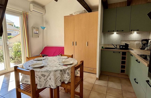 Cozy 2-Room House with Mezzanine, A/C, Parking, Near Beach - Argeles-sur-Mer