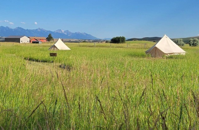 Cozy Bell Tent With A View- "Air"