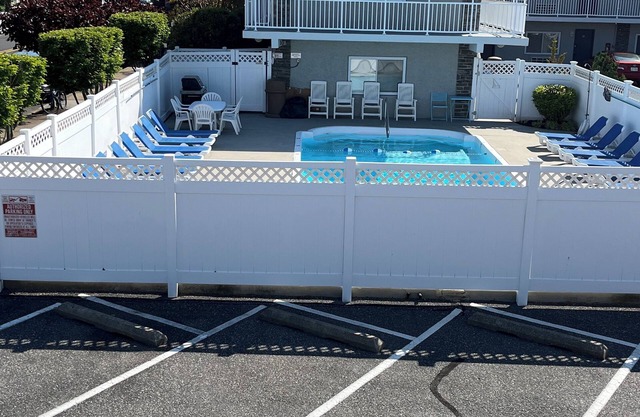 Cozy & cute condo with pool steps away from downtown Ocean City & the boardwalk!