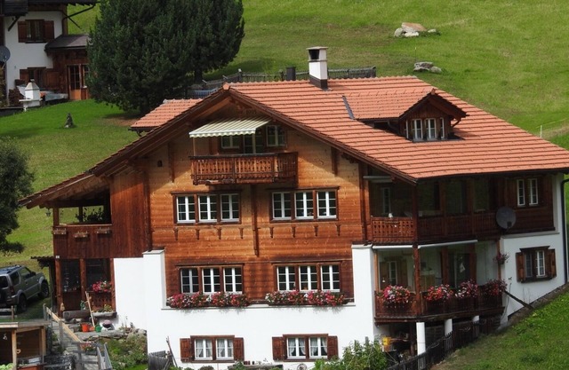 Cozy vacation apartment in the beautiful Sertig valley. Apartment in apartment building