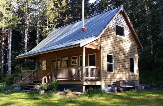 CozyCattail Cabin on our secluded coastal estuary woodland retreat