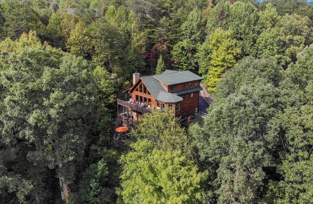 Dancing Falls Lodge: Overlooks Dirty Dancing Scene: Stream/Pond/Fire Pit/Hot Tub
