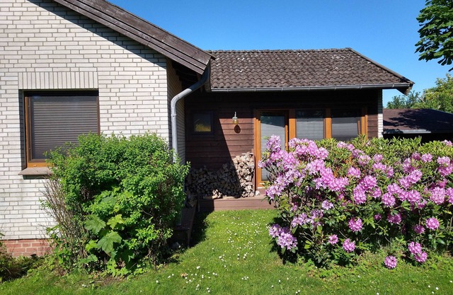 Detached holiday home with a large garden