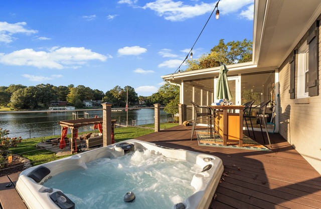 Dock, Hot Tub & Kayaks on Lake Norman | Lakeside Gem by AvantStay