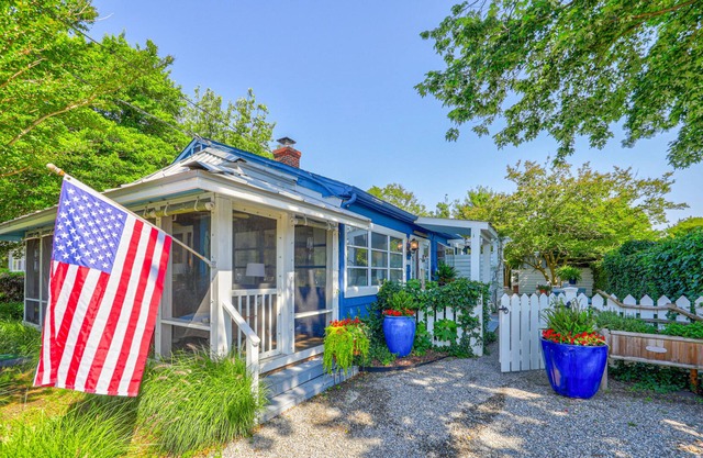 Dog-friendly home near the ocean with private heated pool, backyard, & fireplace