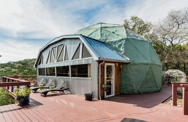 ★ Dome House with Skyline View ★ Total Privacy Yet Only 10 Min to Downtown ★
