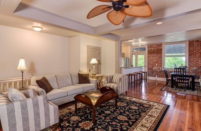 Downtown Hendersonville Loft with private balcony overlooking Main Street.