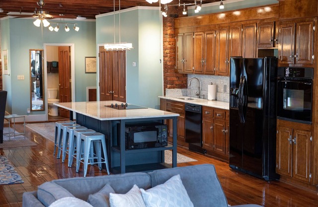 Downtown Lynchburg Historic Loft on Main Street with Parking Spot