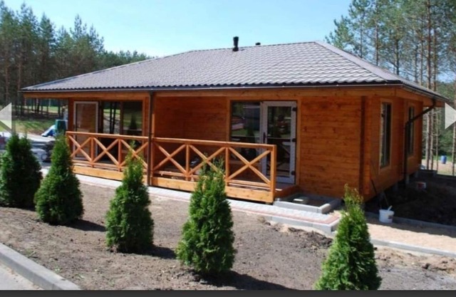 Ecolodge in wood frame in Brittany