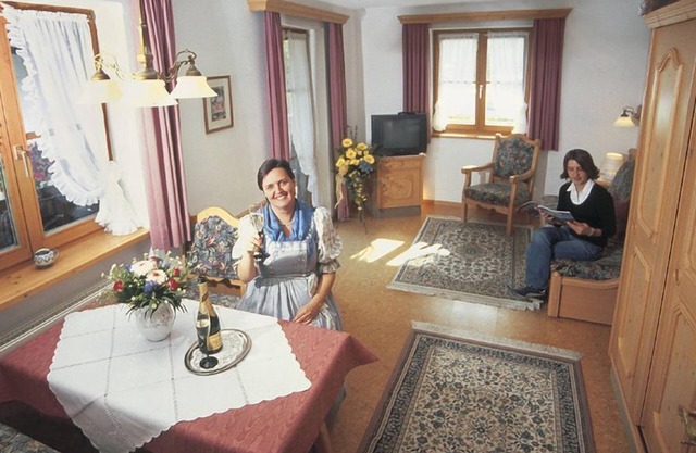 Ein-Raum-Ferienwohnung (4) 28qm, Dusche/WC, Küchenzeile, Balkon
