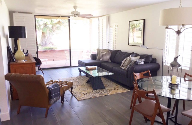 Enjoy a true desert oasis. Golf, tennis, clubhouse and pools in gated community