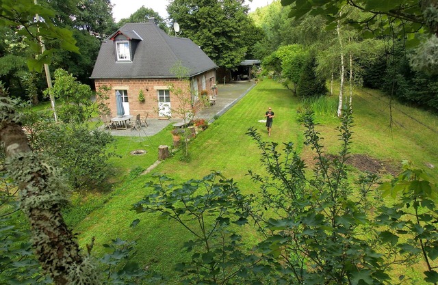 Exclusively renovated historical BAHNHOFSBAUDE with terrace, garden etc.