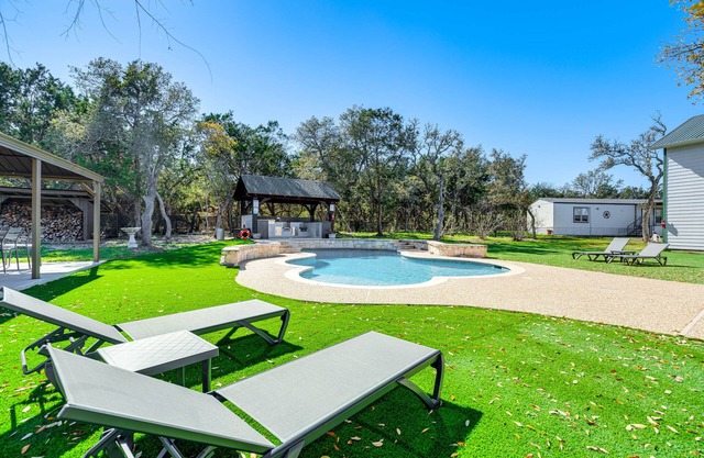 Expansive Bertram Retreat w/Pool, on 28 Acres!