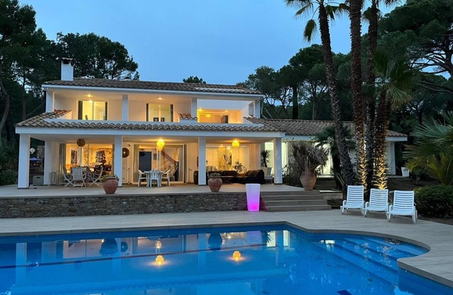 Exquisite Retreat in Cala Corbs: Panoramic View and Direct Access to the Sea.