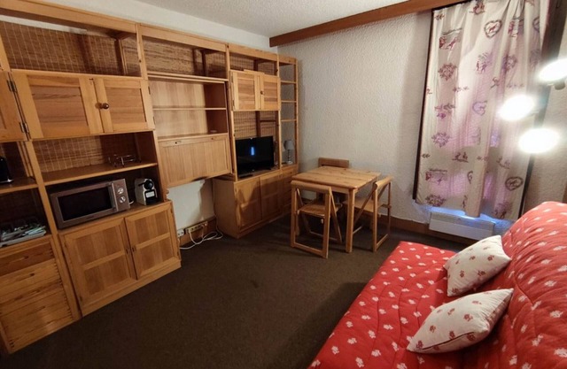 Family studio near slopes, 4 pers, Le Front de Neige