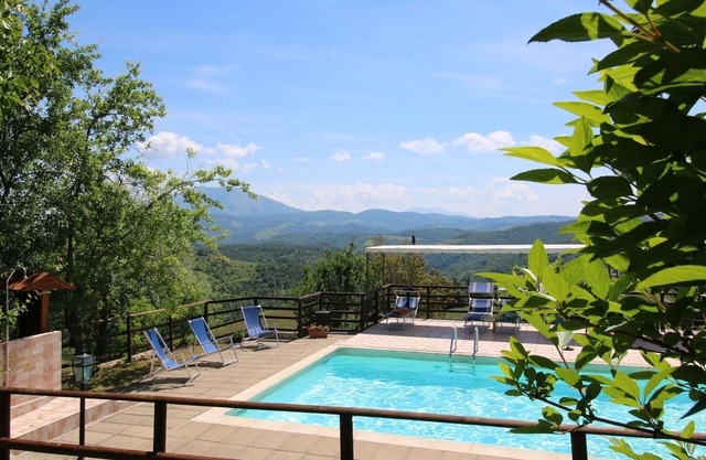 Farmhouse in Apecchio with Swimming Pool,Terrace,Garden, BBQ