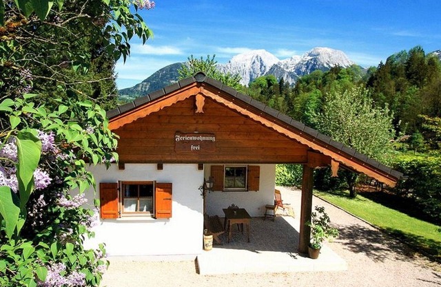 Ferienhaus bis 2 Pers., ca. 45 m², 1 Schlafzimmer, Wohnküche, Terrasse, Zustellbett auf Anfrage