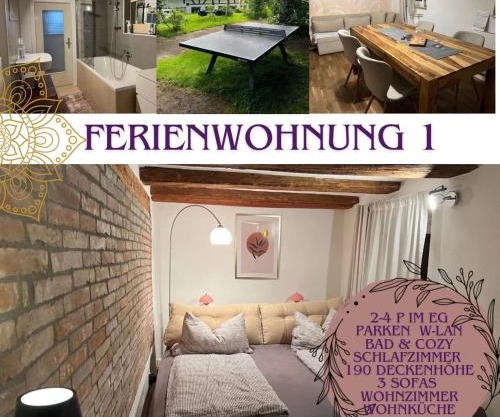 Ferieninrosengarten - Wohnung Erdgeschoss Süd