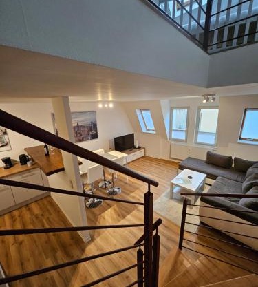 FERIENWOHNUNG 57m2 APARTMENT 2 RAUM MAISONETTEN WOHNUNG im ZITTAUER STADTZENTRUM INNENSTADT INNENRING TOP LAGE MARKT UND RATHAUS NÄHE