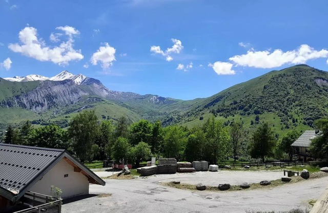 Ferienwohnung 9 Personen, Aussicht Aiguille d'Arves