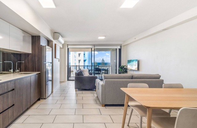 First Light Mooloolaba, 9th floor apartment with water views