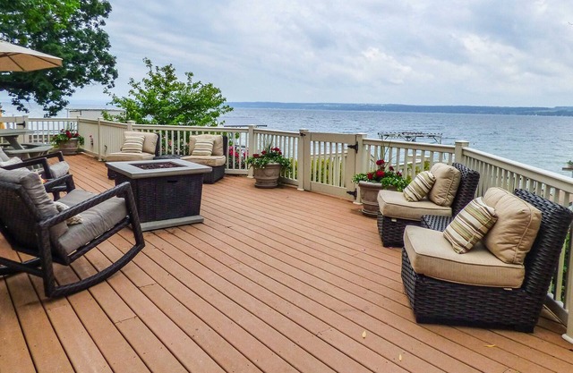 Five Gates: Lakeside Paradise! Seneca Lake Luxury Home!