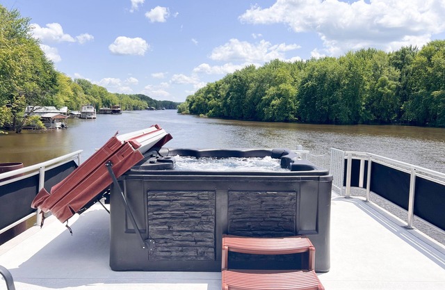 Floating stationary river boat! Custom design!