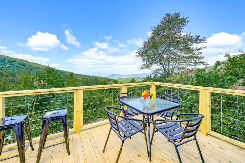 Franklin Cottage Deck with Blue Ridge Mtn Views!
