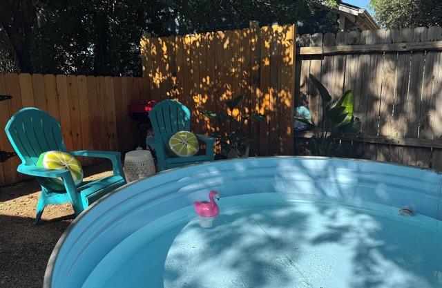 Fully-stocked home with cowboy pool & luxury beds