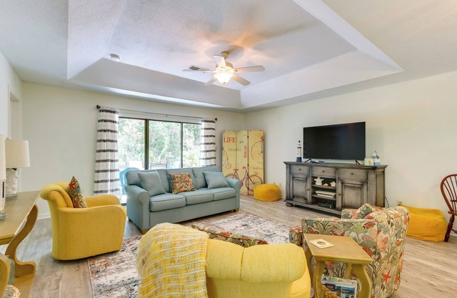 Furnished Patio: Hilton Head Island Resort Cottage