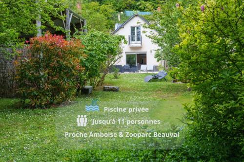Gîte 11 p tout confort Beauval châteaux #piscine