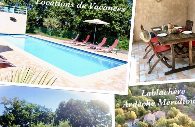 Gîte Le Mûrier, Quiet in Southern Ardèche, With Swimming Pool and Wifi