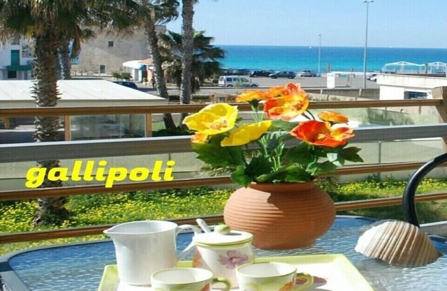 Gallipoli facing the sea.