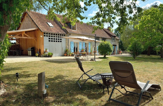 Gîte Le Corbier. Absolute peace and yet only 10km from the A77 autoroute.