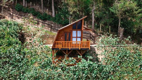 Glamping La Kumbre T con vista a las montañas