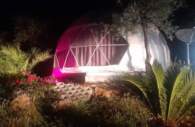 Glamping With Domes in a Organic EVO Farm