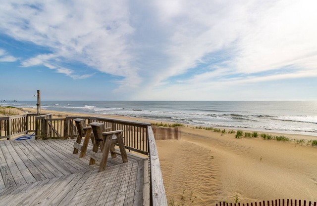 Grab your Front Row Seats To(o) this oceanfront home in South Nags Head NC!