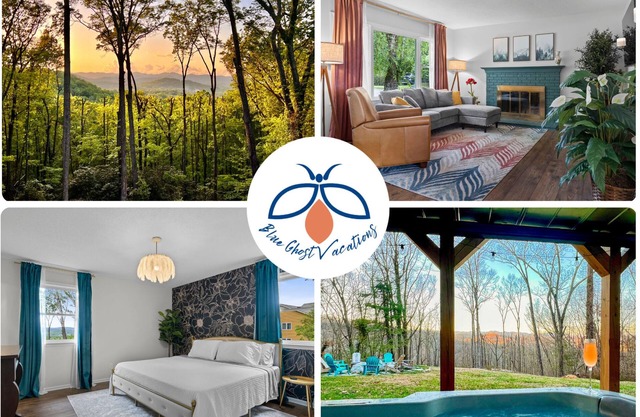 Great sunset view, hot tub, game room, big fire pit and new large fenced yard!