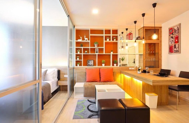 Greenery living in resort condo