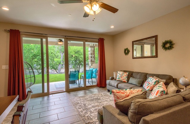 Guadalupe Riverfront! Upscale gated complex with pool, direct river access!