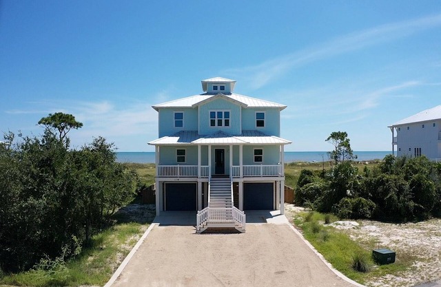 Gulf front with a private pool.