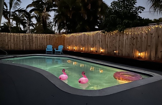 Heated Pool Game Room in Newly Renovated Home in Fort Lauderdale
