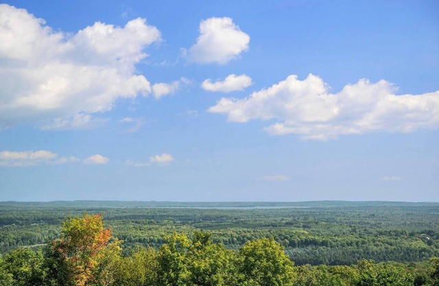 High In The Tress Overlooking Multiple Lakes