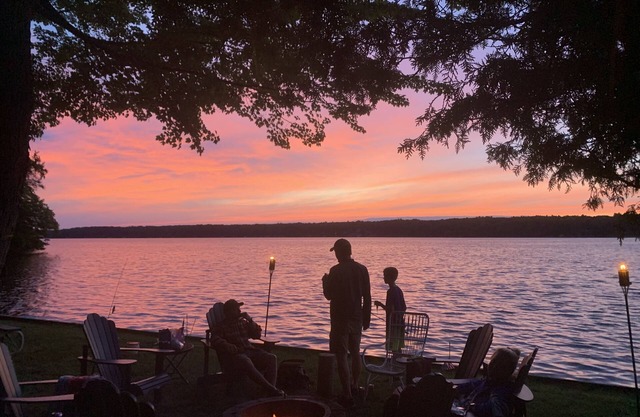 Historic family cottage on Hamlin Lake w/complete privacy, surrounded by nature
